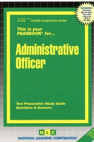 Cover of Administrative Officer