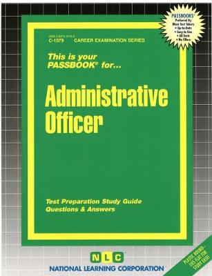 Book cover for Administrative Officer