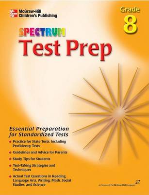 Cover of Spectrum Test Prep Grade 8