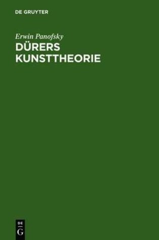 Cover of Durers Kunsttheorie