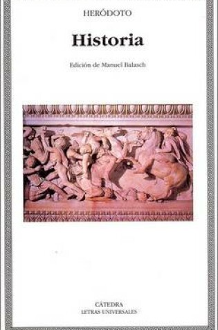 Cover of Historia - Herodoto