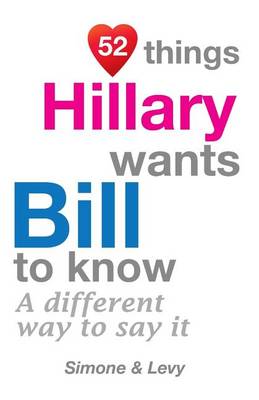 Cover of 52 Things Hillary Wants Bill To Know