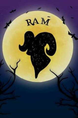 Cover of Ram Head Notebook Halloween Journal