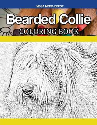 Book cover for Bearded Collie Coloring Book