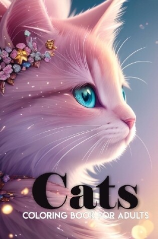 Cover of coloring book about cats