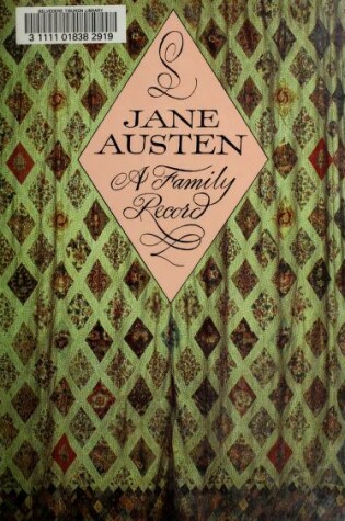 Cover of Jane Austen