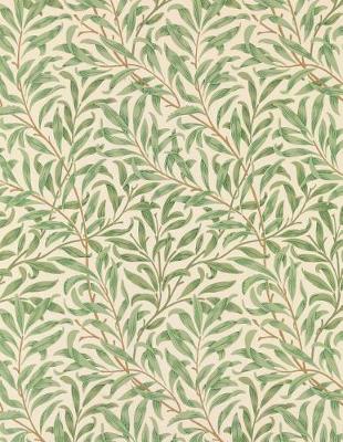 Book cover for Willow Bough, William Morris. Blank Journal