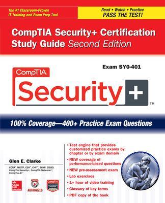 Book cover for Comptia Security+ Certification Study Guide, Second Edition (Exam Sy0-401)