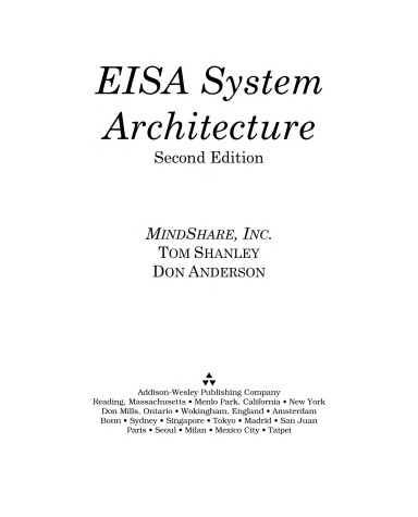 Cover of EISA System Architecture