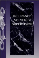 Book cover for Insurance Solvency Supervision