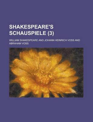 Book cover for Shakespeare's Schauspiele (3 )