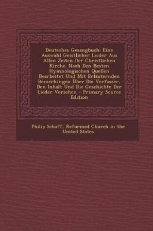 Cover of Deutsches Gesangbuch