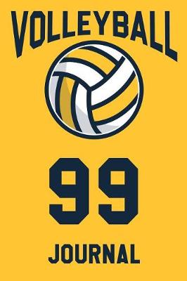 Book cover for Volleyball Journal 99