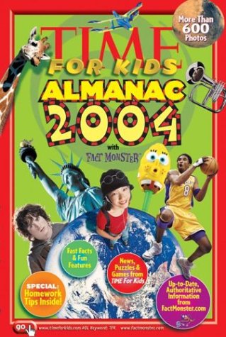 Book cover for Time for Kids Almanac 2004 with Fact Monster