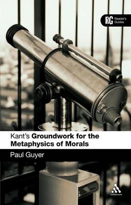 Book cover for Kant's 'Groundwork for the Metaphysics of Morals'