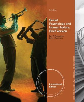 Book cover for Social Psychology and Human Nature, Brief International Edition