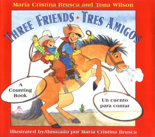 Book cover for Three Friends/Tres Amigos