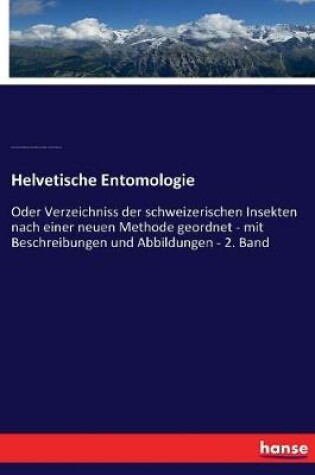 Cover of Helvetische Entomologie