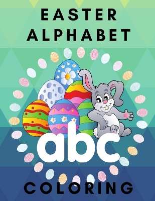 Book cover for Easter alphabet coloring