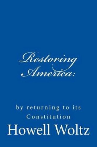 Cover of Restoring America