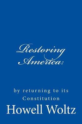 Book cover for Restoring America