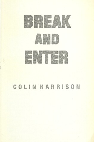 Cover of Break and Enter