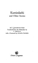 Book cover for Kuttiedathi and Other Stories