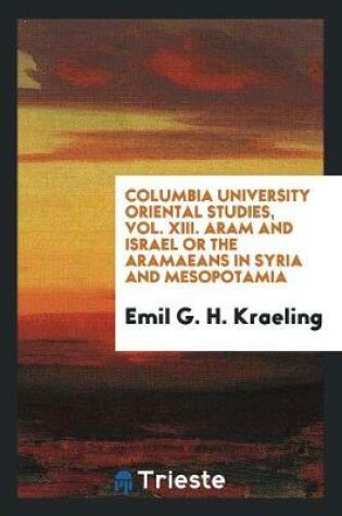 Cover of Aram and Israel
