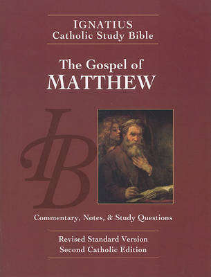 Book cover for Ignatius Catholic Study Bible: Matthew