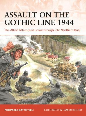 Book cover for Assault on the Gothic Line 1944