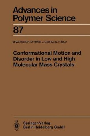 Cover of Conformational Motion and Disorder in Low and High Molecular Mass Crystals