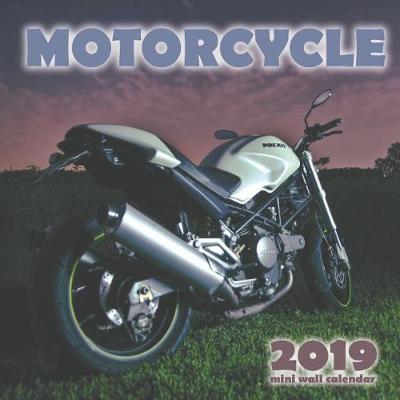 Book cover for Motorcycle 2019 Mini Wall Calendar