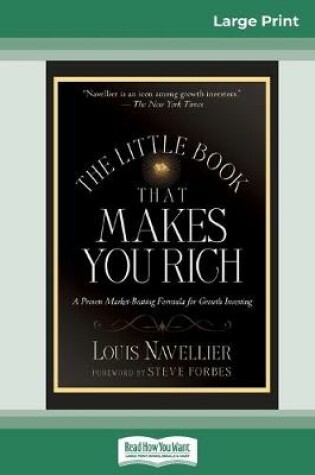 Cover of The Little Book That Makes You Rich (16pt Large Print Edition)