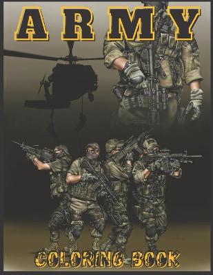 Book cover for Army Coloring Book