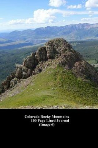 Cover of Colorado Rocky Mountains 100 Page Lined Journal (Image 6)