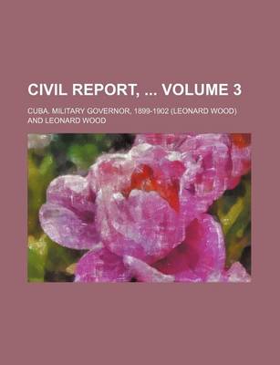 Book cover for Civil Report, Volume 3