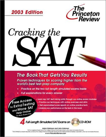 Book cover for Cracking Sat with CD-Rom 2003