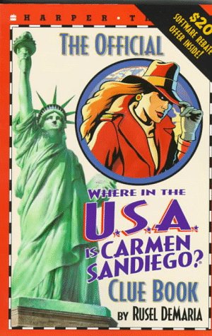 Book cover for The Official Where in the USA is Carmen Sandiego? Clue Book