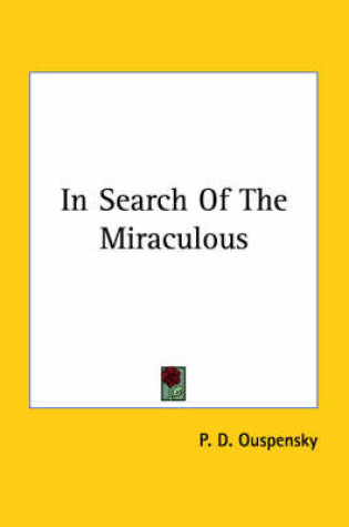 Cover of In Search of the Miraculous