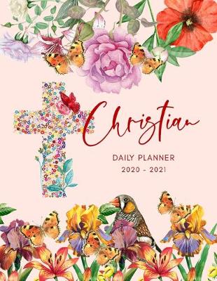 Book cover for 2020 2021 15 Months Christian Daily Planner