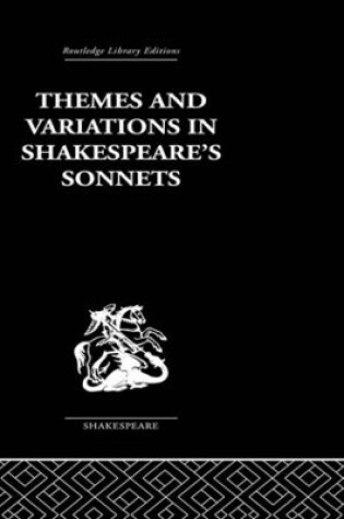 Cover of Themes and Variations  in Shakespeare's Sonnets