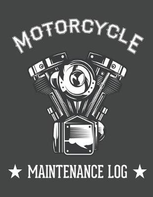 Book cover for Motorcycle Maintenance Log