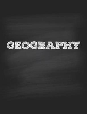 Book cover for Geography Notebook College Ruled