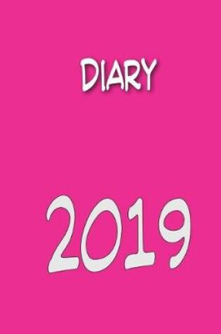 Cover of Diary 2019 - Week on Two Pages - Large 8.5 x 11 Diary