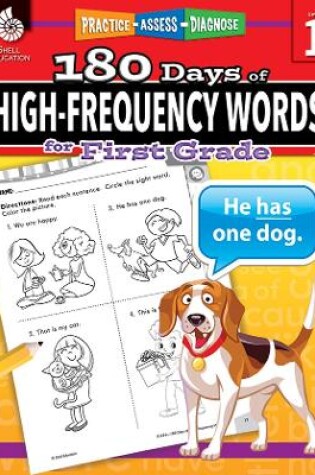 Cover of 180 Days of High-Frequency Words for First Grade