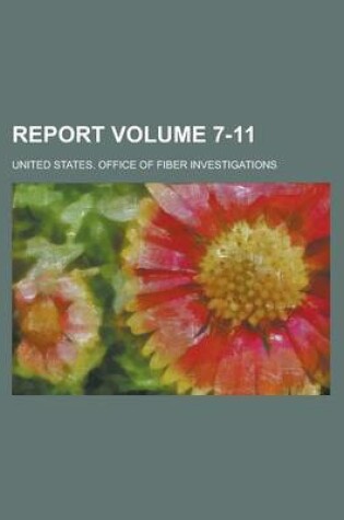 Cover of Report Volume 7-11