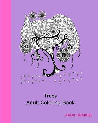 Book cover for Trees Adult Coloring Book