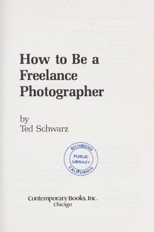 Cover of How to be a Freelance Photographer