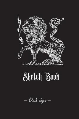 Book cover for Sketch Book Black Pages