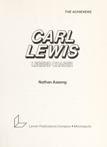 Book cover for Carl Lewis